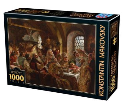 Opakowanie Puzzle 1000 Makovsky, Uczta weselna