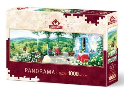 Opakowanie Puzzle 1000 Panorama Romantyczny spacer