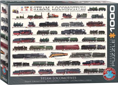 Opakowanie Puzzle 1000 Steam Locomotives 6000-0090