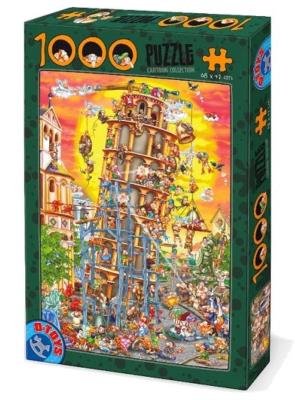 Opakowanie Puzzle 1000 Szaleństwo budowa Stonehenge