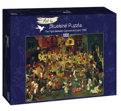 Opakowanie Puzzle 1000 Walka miedzy karnawałem a postem