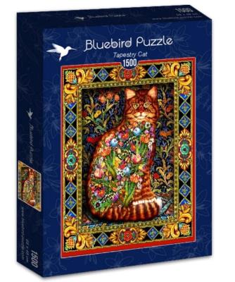 Opakowanie Puzzle 1500 Gobelin z kotem