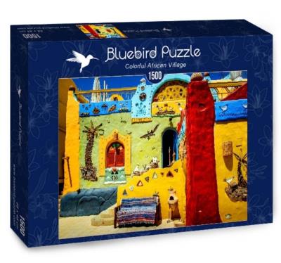 Opakowanie Puzzle 1500 Kolory Afryki