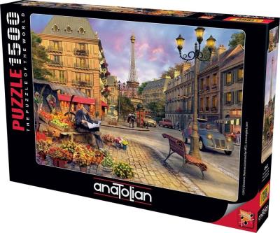 Puzzle 1500 Paryż, Widok na wieżę Eiffla. Wydawca: Anatolian. SmakLiter.pl Opakowanie Puzzle 1500 Paryż, Widok na wieżę Eiffla
