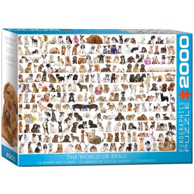 Opakowanie Puzzle 2000 The World of Dogs 8220-0581