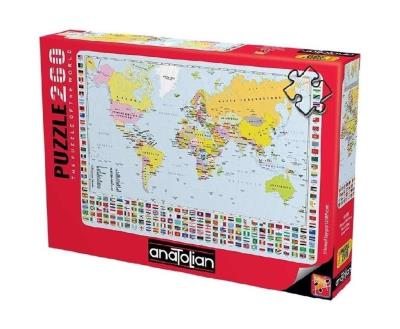 Opakowanie Puzzle 260 Mapa Świata