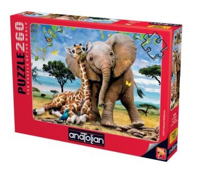 Puzzle 260 Najlepsi przyjaciele. Wydawca: Anatolian. SmakLiter.pl Opakowanie Puzzle 260 Najlepsi przyjaciele