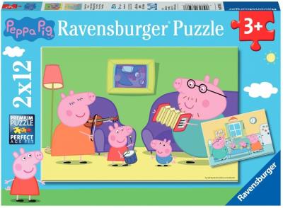 Opakowanie Puzzle 2x12 Świnka Peppa