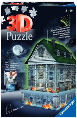 Opakowanie Puzzle 3D 216 Nawiedzony dom świecący w ciemności