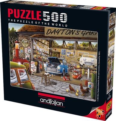 Opakowanie Puzzle 500 Garaż Daytona