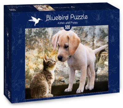 Opakowanie Puzzle 500 Kotek i piesek