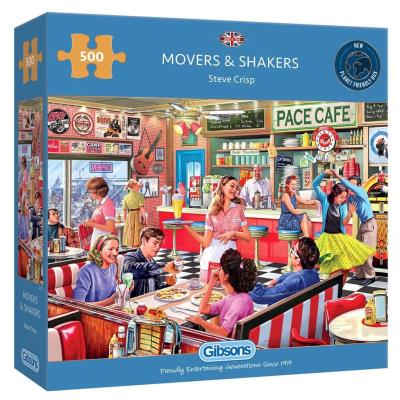 Opakowanie Puzzle 500 Restauracja w stylu retro G3