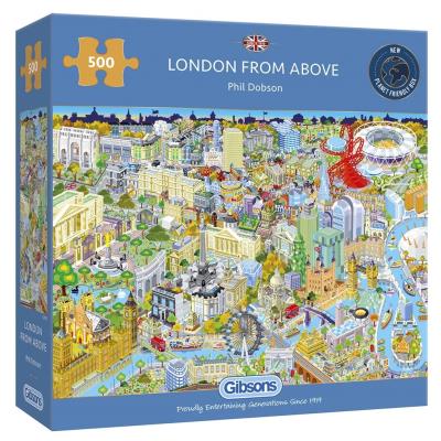 Opakowanie Puzzle 500 Widok z góry na Londyn G3
