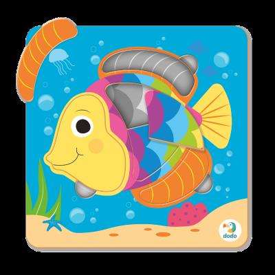 Opakowanie Puzzle Sorter mini 5 elementów Ryba DOP300362