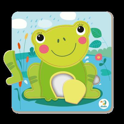 Opakowanie Puzzle Sorter mini 5 elementów Żaba DOP300360