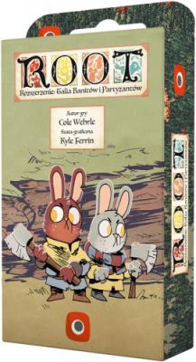 Root: Talia Banitów i Partyzantów PORTAL. Wydawca: Portal Games. SmakLiter.pl Opakowanie Root: Talia Banitów i Partyzantów PORTAL