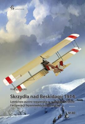 Skrzydła nad Beskidami 1914. Autor: Andrzej Olejko. SmakLiter.pl Okładka książki Skrzydła nad Beskidami 1914
