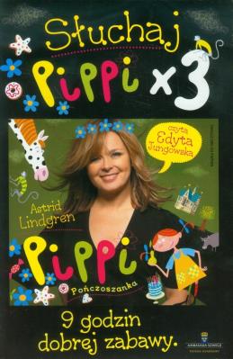 Słuchaj Pippi x 3 CD Mp3 - Audiobook. Autor: Lindgren Astrid. SmakLiter.pl Okładka książki Słuchaj Pippi x 3 CD Mp3 - Audiobook