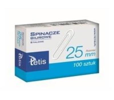 Opakowanie Spinacze biurowe 25mm 100szt. GS140-A
