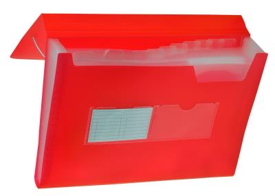 Opakowanie Teczka harmonijkowa z gumką nar. A4 czerw. BT621-C