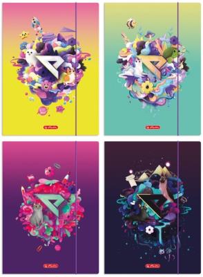 Opakowanie Teczka rysunkowa A4 z gumką Ekipa mix