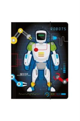 Opakowanie Teczka z gumką A4 Roboty 11, Derform