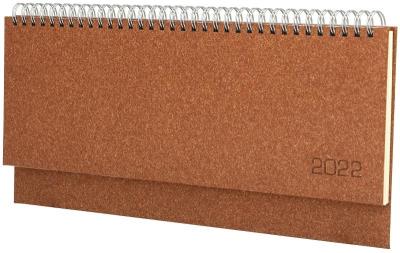 Opakowanie Terminarz 2022 tygodniowy leżący Natura brązowy