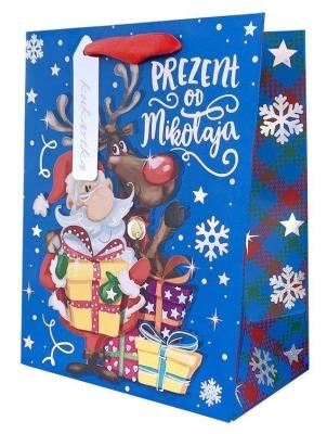 Opakowanie Torba QPXL-047 Boże Narodzenie Mikołaje