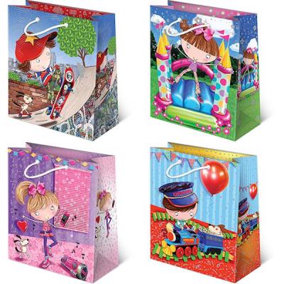 Opakowanie Torebki ozdobne XL set 97 Chłopak Dziewczynka mix.