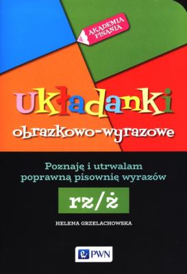 Okładka książki Układanki obrazkowo-wyrazowe rz/ż