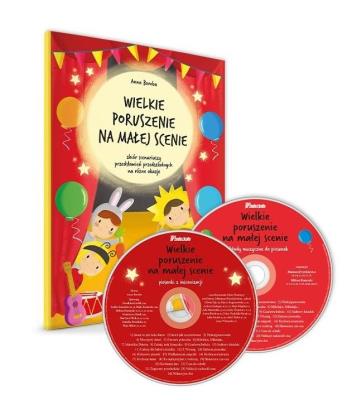 Wielkie poruszenie na małej scenie + 2 CD. Autor: Anna Bomba. SmakLiter.pl Okładka książki Wielkie poruszenie na małej scenie + 2 CD