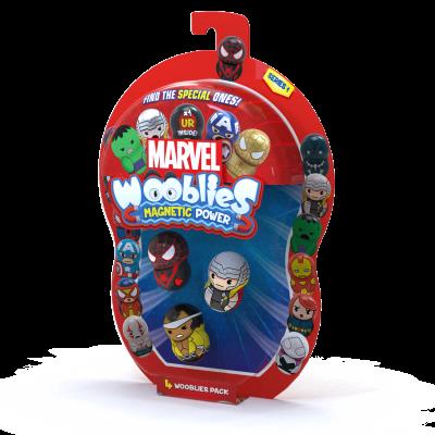 Opakowanie Wooblies Marvel figurki magnetyczne 4-pack WBM004