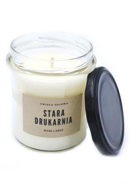 Wosk i Knot Świeca sojowa stara drukarnia 300ml. Producent: Wosk i Knot. SmakLiter.pl Zdjęcie produktu Wosk i Knot Świeca sojowa stara drukarnia 300ml