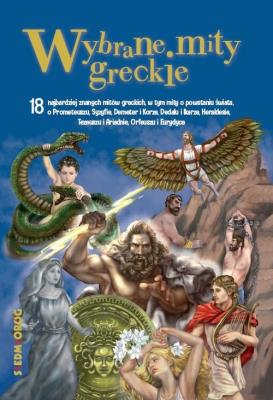 Wybrane mity greckie w.2021. Autor: Magdalena Tulli, Tamara Michałowska (oprac.). SmakLiter.pl Okładka książki Wybrane mity greckie w.2021