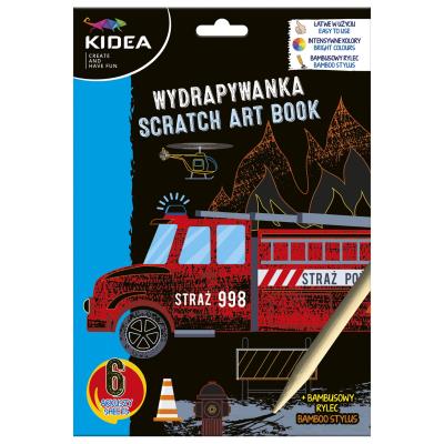 Wydrapywanka auta KIDEA. Wydawca: Derform. SmakLiter.pl Opakowanie Wydrapywanka auta KIDEA