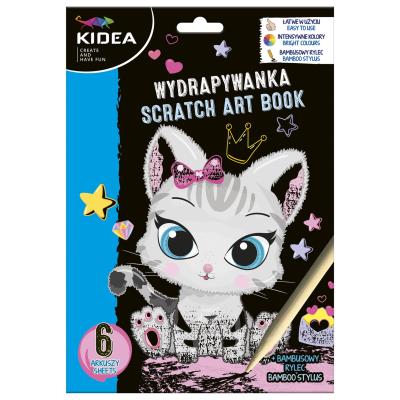Wydrapywanka koty KIDEA. Wydawca: Derform. SmakLiter.pl Opakowanie Wydrapywanka koty KIDEA