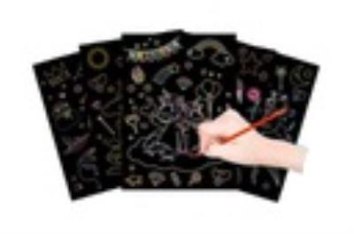 WYDRAPYWANKA TĘCZOWA A4, 8 ARKUSZY. Wydawca: incood.. SmakLiter.pl Opakowanie WYDRAPYWANKA TĘCZOWA A4, 8 ARKUSZY