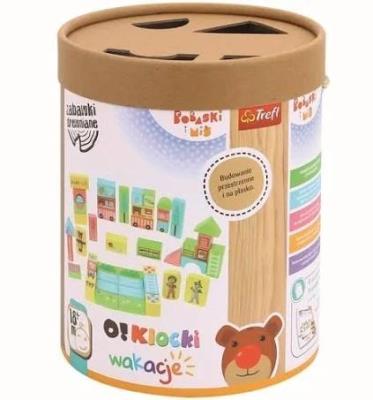 Opakowanie Zabawka drewniana - O!Klocki. Wakacje TREFL