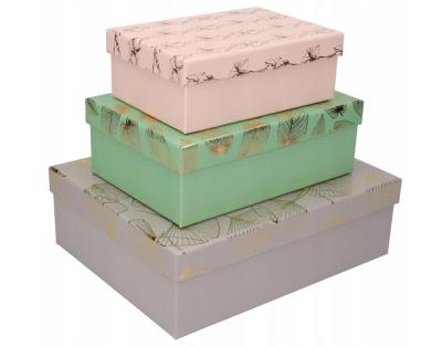 Opakowanie Zestaw do pakowania prezentów listki mix 3szt