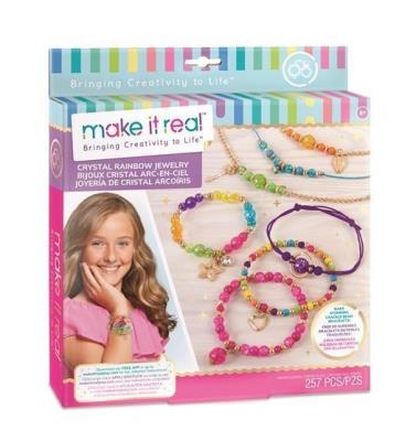 Opakowanie Zestaw do tworzenia bransoletek Tęczowe kryształy
