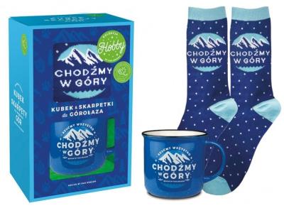 Opakowanie Zestaw kubek + skarpetki Góry