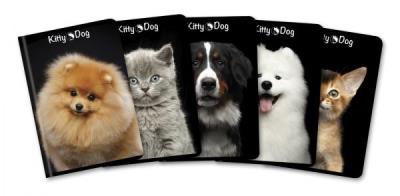 Opakowanie Zeszyt A5/96K kratka Kitty&Dog (5szt)