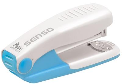 Opakowanie Zszywacz metalowy niebieski 25 kartek SENSO-62
