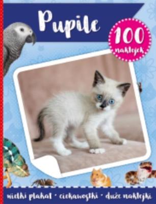 Okładka książki 100 naklejek. Pupile