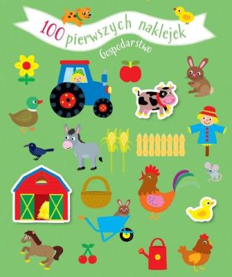 Okładka książki 100 pierwszych naklejek. Gospodarstwo