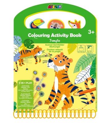 Opakowanie Aksamitna kolorowanka - Tygrys