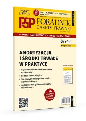 Opakowanie Amortyzacja i środki trwałe w praktyce. Poradnik Gazety Prawnej 8/2021