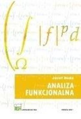 Analiza funkcjonalna. Autor: Józef Duda. SmakLiter.pl Okładka książki Analiza funkcjonalna