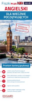 Angielski. Fiszki PLUS dla wiecznie początkujących. Autor: Irena Brignull. SmakLiter.pl Okładka książki Angielski. Fiszki PLUS dla wiecznie początkujących