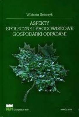 Aspekty społeczne. Autor: Wiktoria Sobczyk. SmakLiter.pl Okładka książki Aspekty społeczne